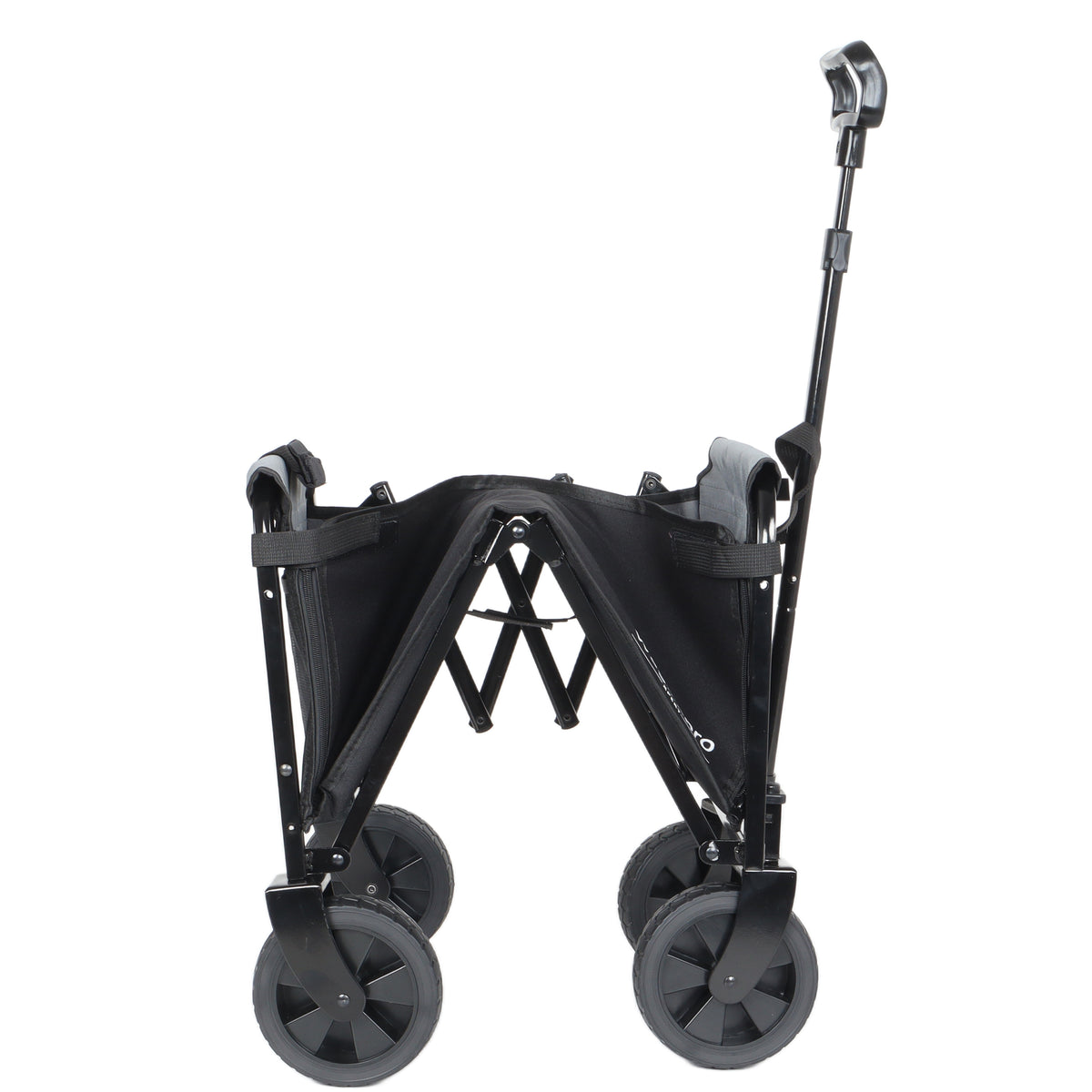 All-in-One Convertible Folding 4-Wheel Trolley with Bench Seat