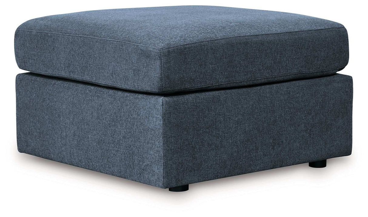 Modmax - Oversized Accent Ottoman - Fabric - Ink - Best Buy Furniture