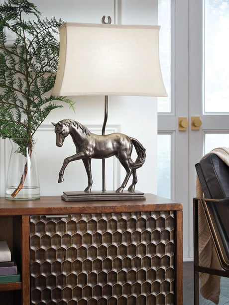 Sandorman - Poly Table Lamp - Bronze Finish - Best Buy Furniture