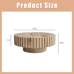 Modern Minimalist Circular Coffee Table 31.4''