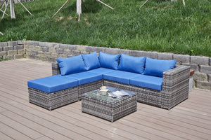 Patio Sofa With Cushions
