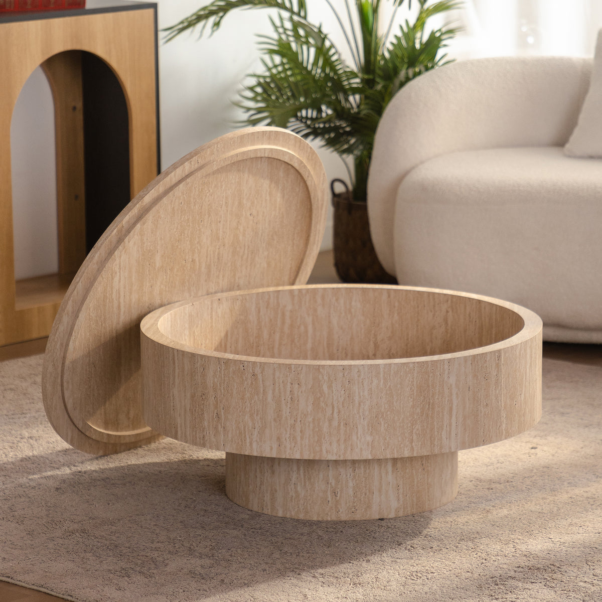 Travertine Table