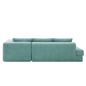 L-Shaped Modular Sofa With Double Layer Cushion