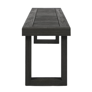 2-Piece Solid Acacia Wood Outdoor Dining Set