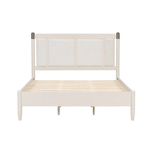 Solid Wood Queen Bed - Heavy Duty Support