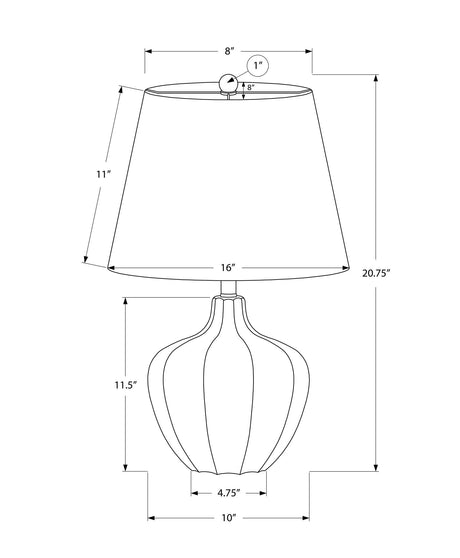 Resin Transitional Lighting, Table Lamp - Cream - Best Buy Furniture