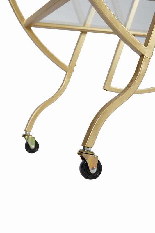 Gold Bar Carts for The Home Bar Serving Cart