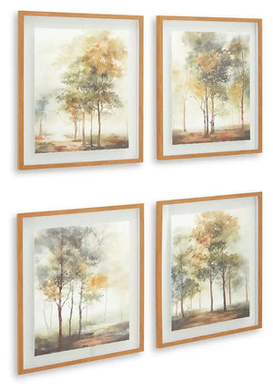 Bryneford - Wall Art Set (Set of 4) - Multi - Best Buy Furniture