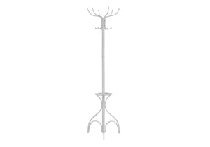Coat Rack, Hall Tree, Free Standing, 12 Hooks, Entryway, 70"H, Umbrella Holder, Contemporary & Modern