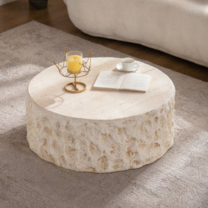 MgO Mid-Century Round Centre Coffee Table