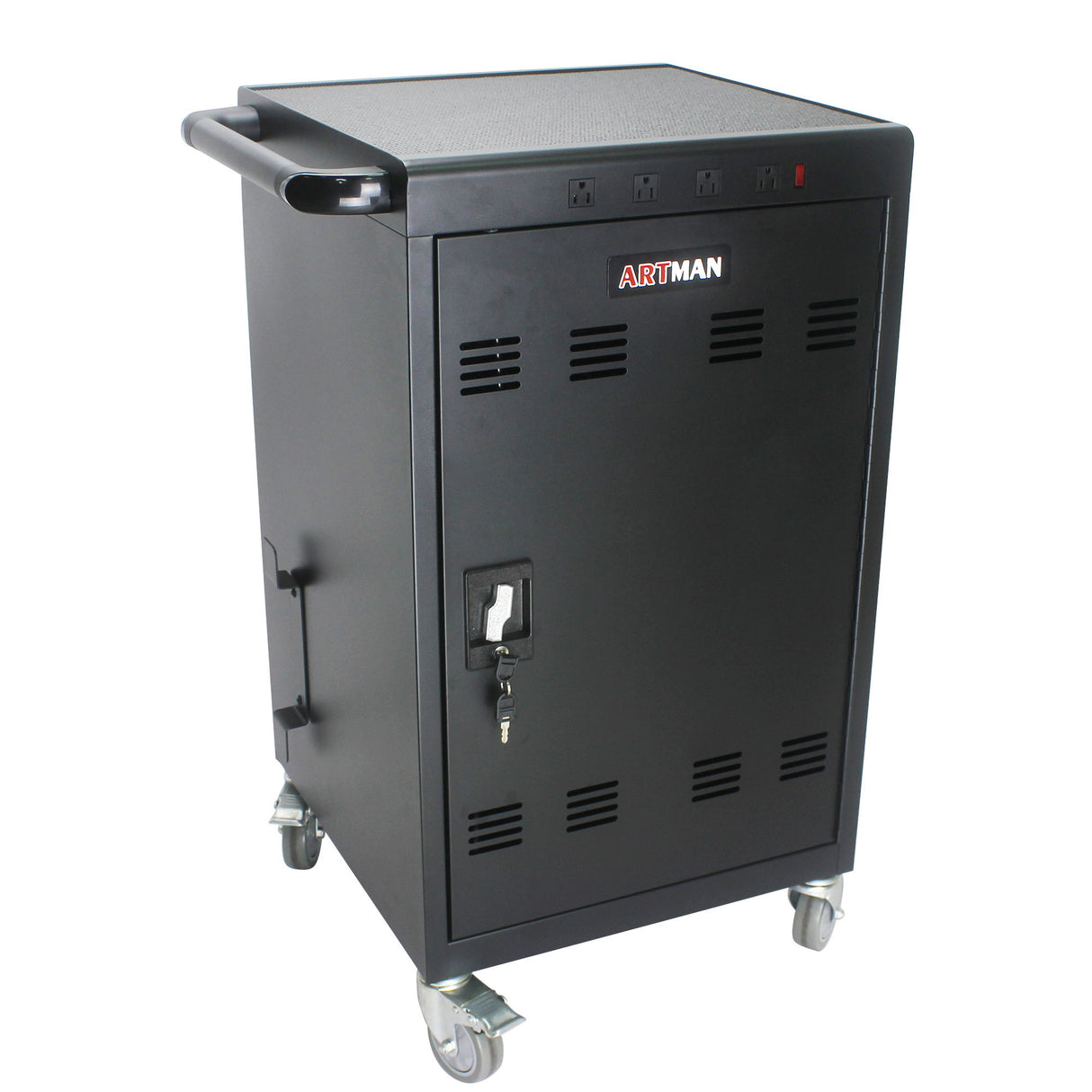 Mobile Charging Cart For Tablets Laptops 35, Device Capacity Matt Metal