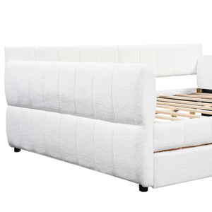 Upholstered Platform Bed With USB Charging