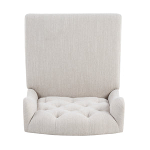 26.78'' Seat Height Vienna Contemporary Fabric Tufted Wingback Counter Stools, Set of 2