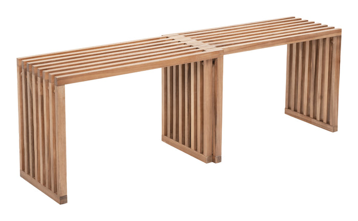 Zuo Modern Riviera Extendable Bench (Set of 2)