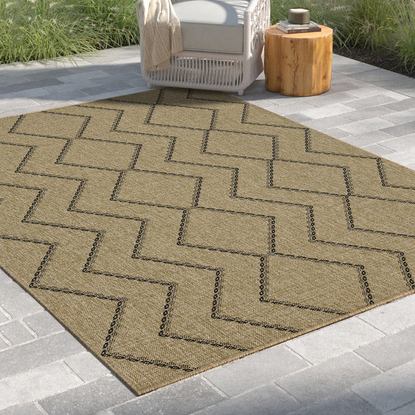 Earth - Indoor / Outdoor Polypropylene Area Rug - Jute /