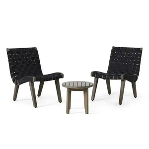 Outdoor 3 Piece Rope Weave Patio Seating Set - Best Buy Furniture