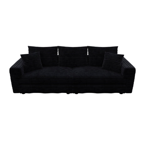 4 Seat Modern Comfy Upholstered Sofa Cloud Couch