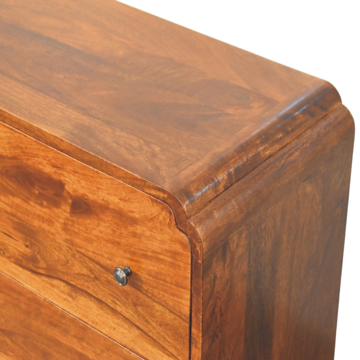 Solid Wood Newton Chest, 3-Drawers, Chestnut