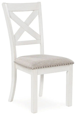 Robbinsdale - Dining Upholstered Side Chair (Set of 2) - Antique White - Best Buy Furniture
