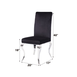 Fabiola Upholstered Stainless Steel Dining Chair