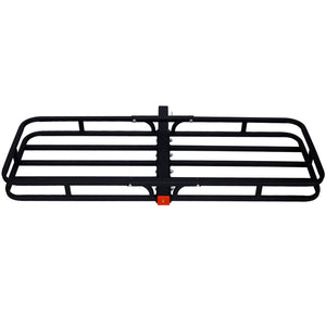 Heavy Duty Steel Hitch Mount Cargo Carrier Rack For SUV, Truck, Car With 2" Receiver - Black