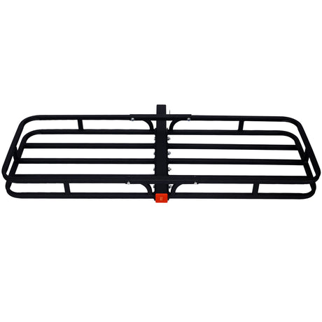 Heavy Duty Steel Hitch Mount Cargo Carrier Rack For SUV, Truck, Car With 2" Receiver - Black