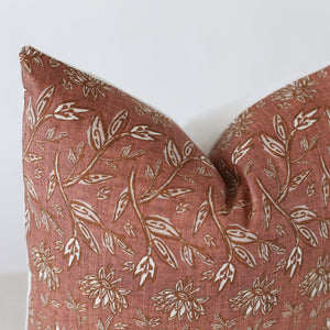 Terracotta Throw Pillow