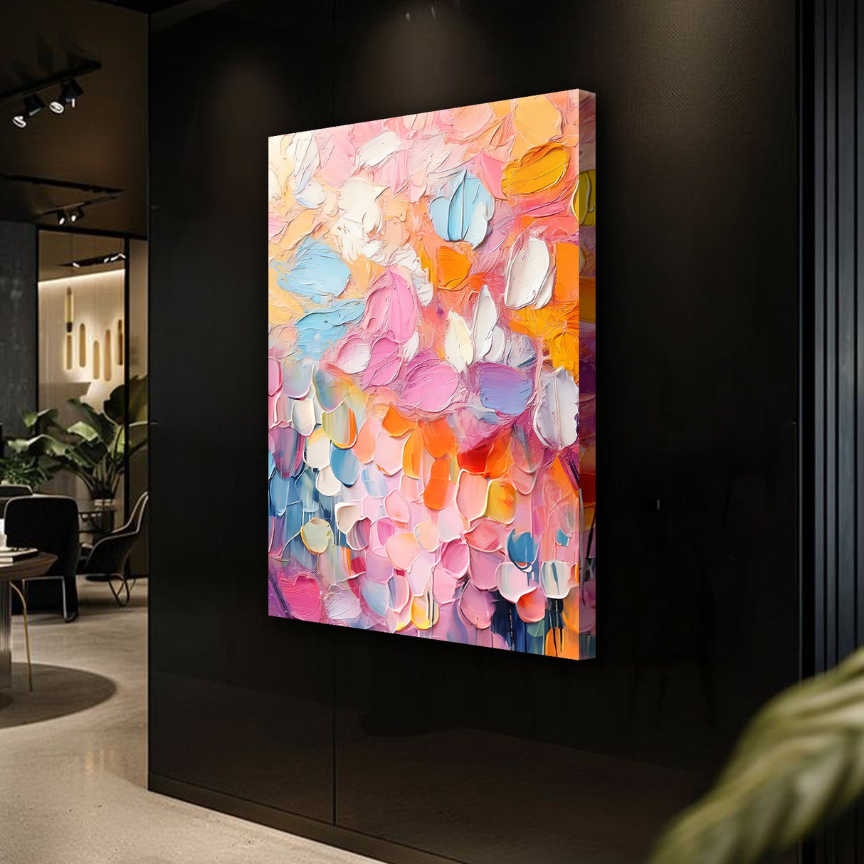 Blooming Rhapsody Abstract Wall Art
