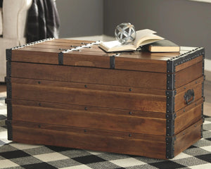 Kettleby - Storage Trunk - Brown - Best Buy Furniture