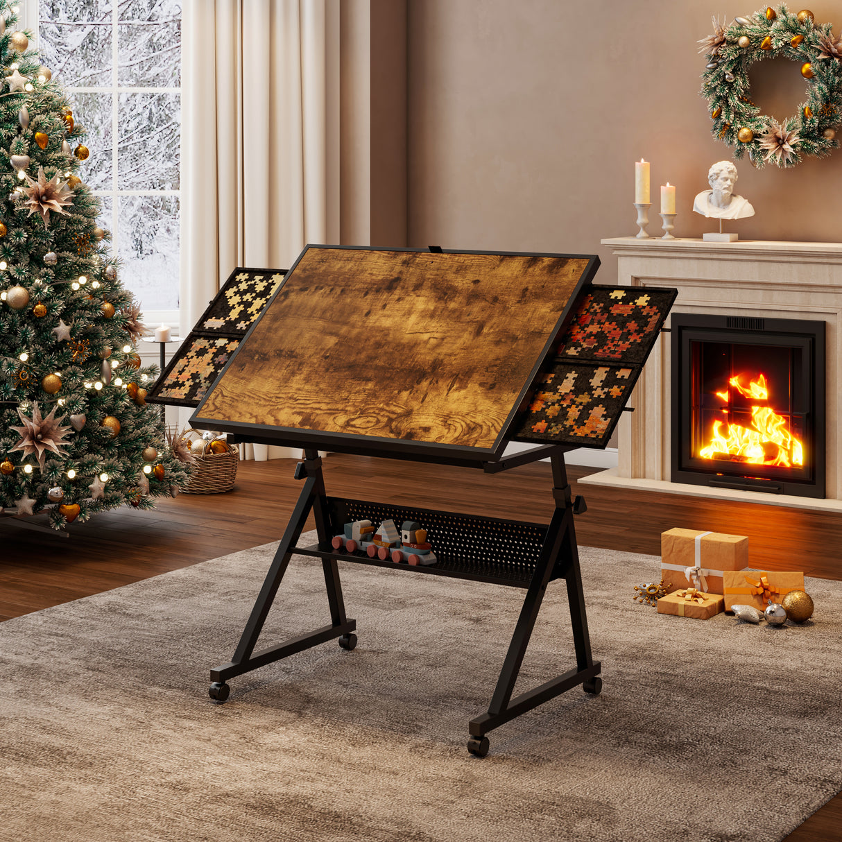 1500 Pieces Jigsaw Puzzle Table Board for Adults