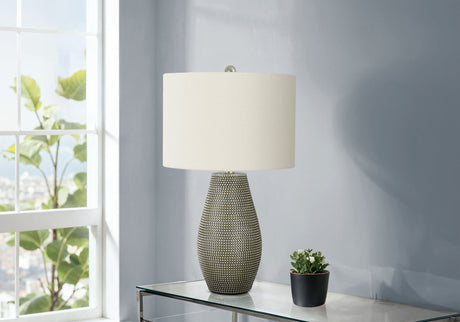 Lighting, Table Lamp, Resin, Contemporary - Gray - Best Buy Furniture
