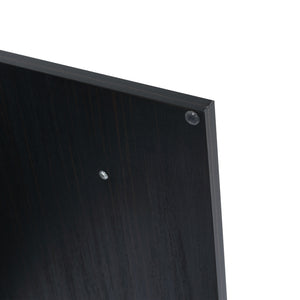 Modern Wall Mounted Bathroom Vanity With Thick Edge Resin Sink And Storage Rack