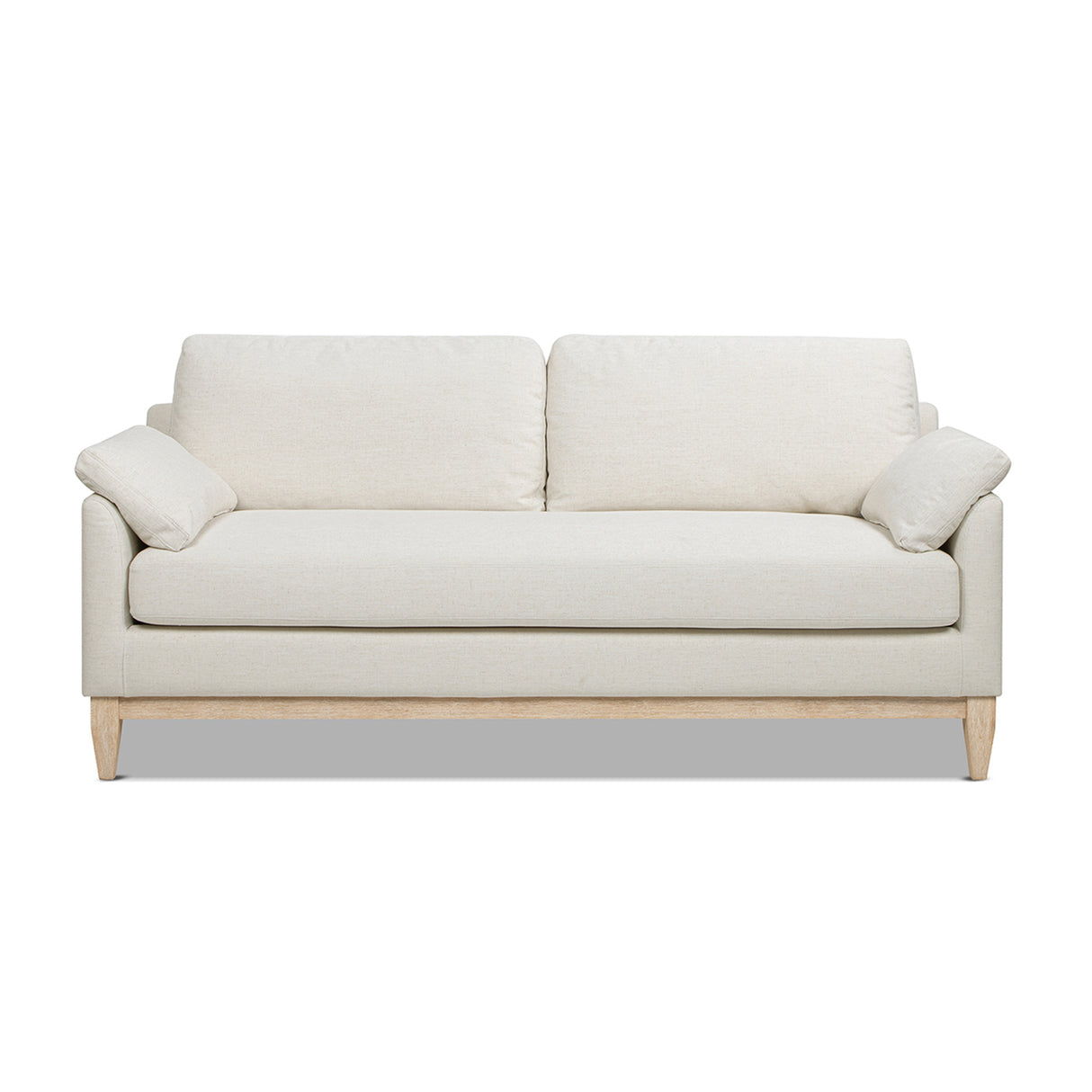 Pasadena 75.5" Modern Farmhouse Sofa in Flax