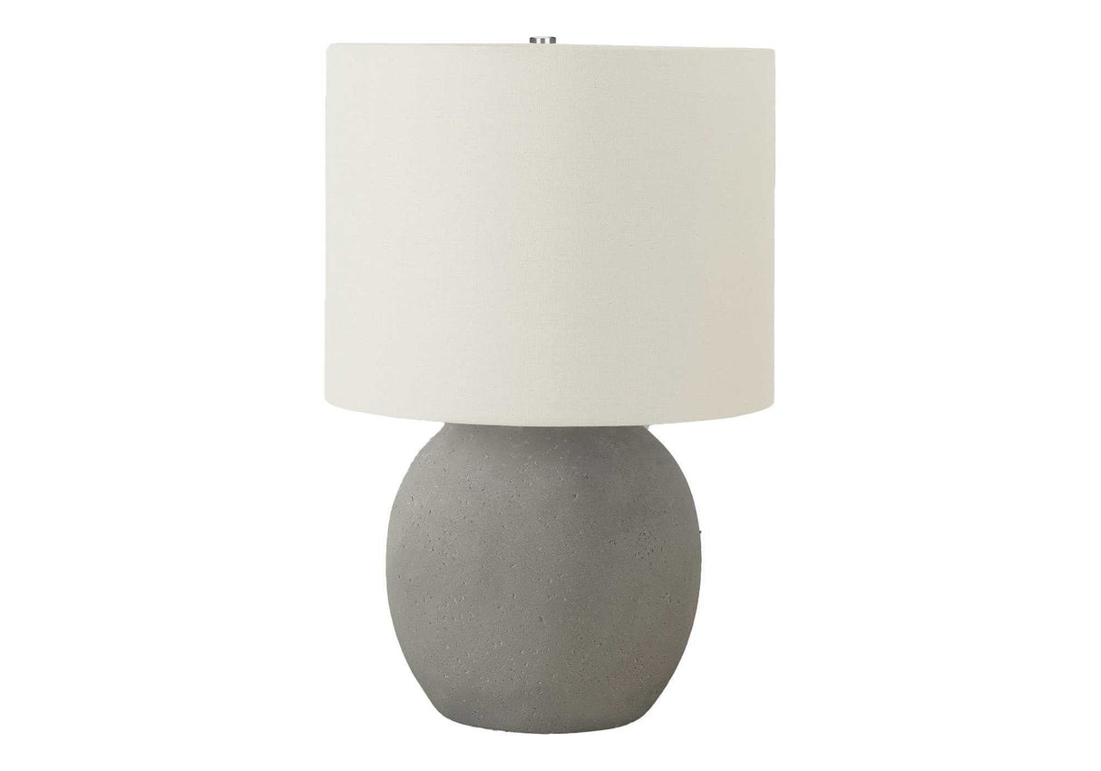 Lighting, Table Lamp, Concrete, Contemporary - Gray / Cream - Best Buy Furniture