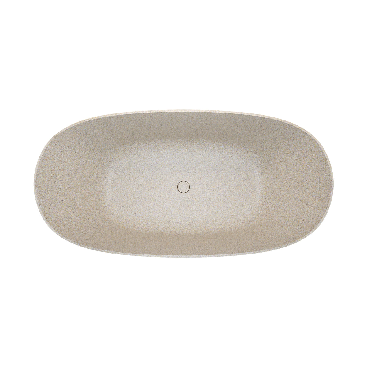 61'' Freestanding Bathtub with Overflow and Pop-up Drain