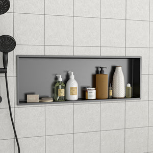 Stainless Steel Shower Niche With Seamless Design For Bathroom Storage
