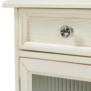 Multi Functional 2 In 1 Vanity Desk With Flip Top Mirror Material - White Oak