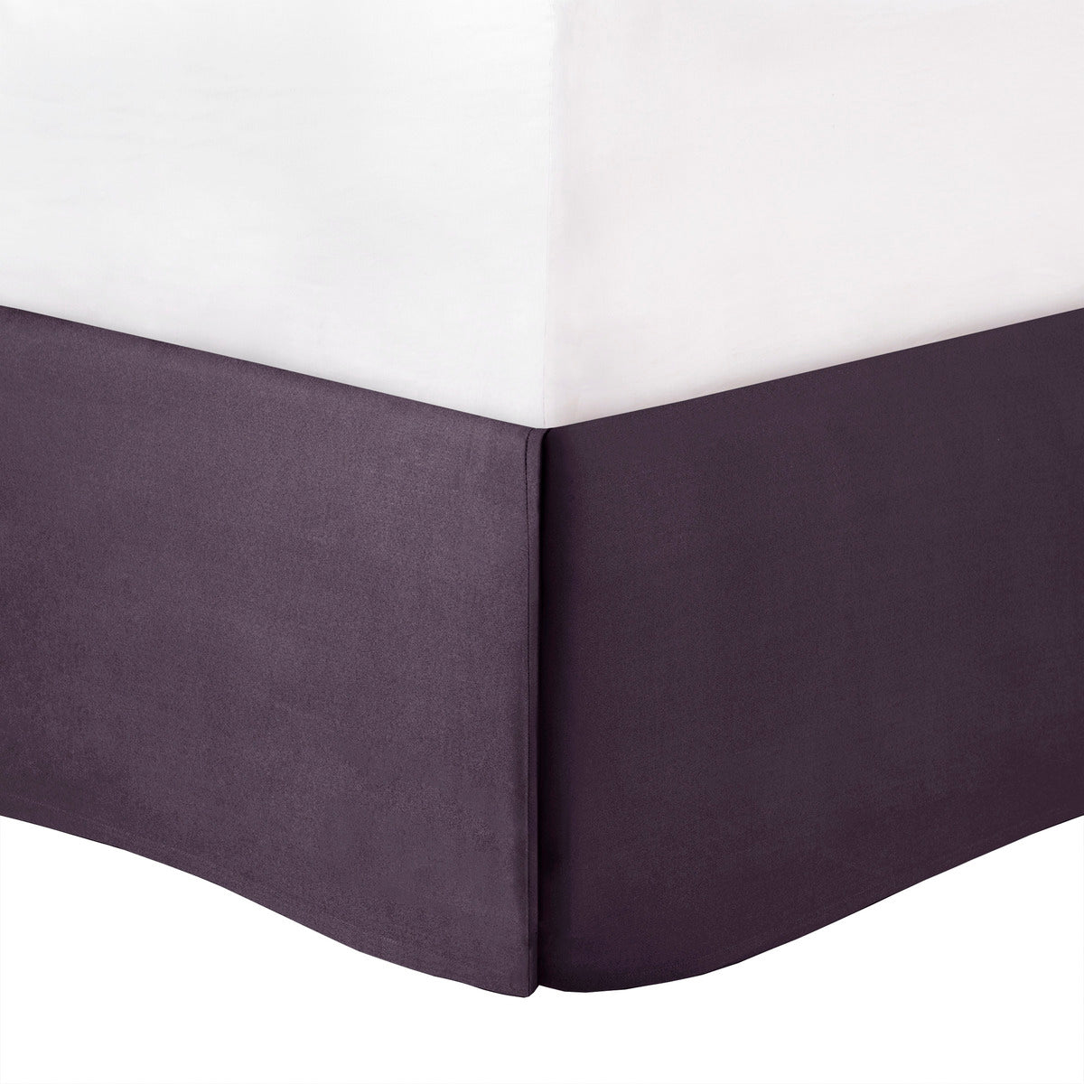 7 Piece Tufted Comforter Set Plum Queen