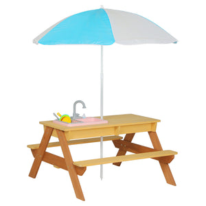 Kids Picnic Table With Sand And Water Table Conversion