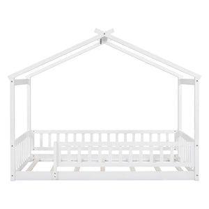 Bed House Bed Frame With Fence