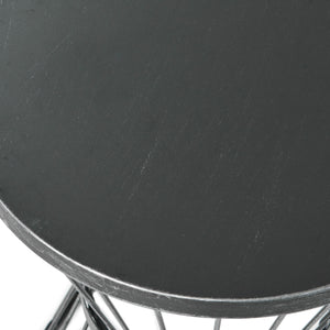 Lassen - Modern Outdoor Side Table With Hourglass Design
