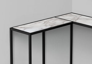 Corner Accent Console Table For Entryway, Unique L-Shaped Design - Best Buy Furniture