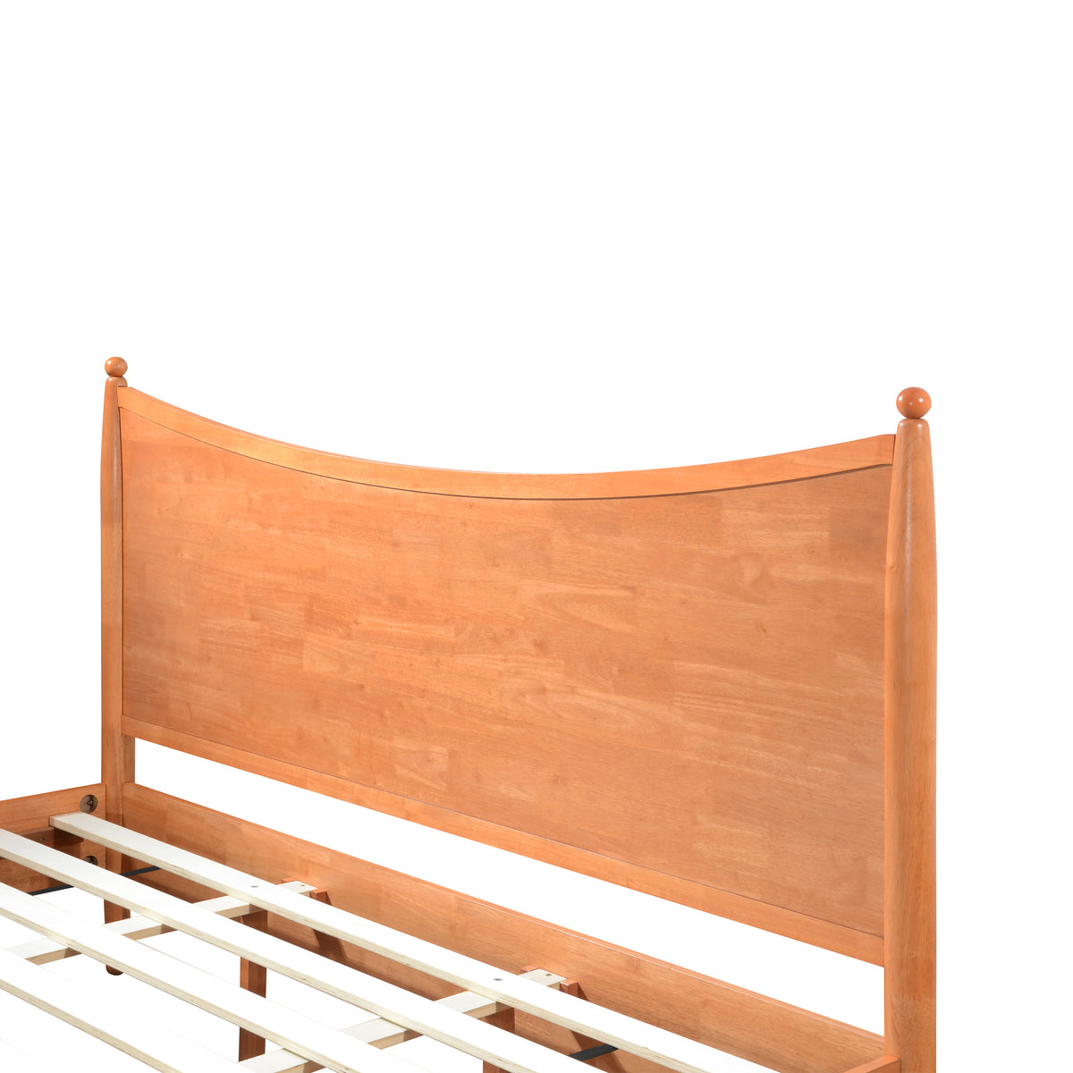 Classic Transitional King Size Solid Wood Platform Bed Frame
