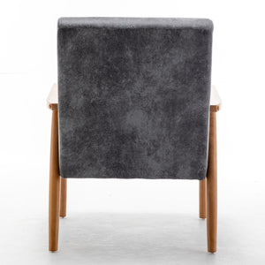 Wide Classic Mid-Century Modern Arm Chair