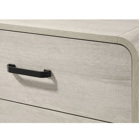 5 Drawer Tall Chest Storage Furniture With Ample Drawer Space - Antique White