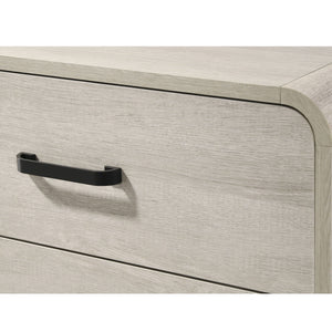 Nightstand With 2 Drawers, Ample Storage Space - Antique White