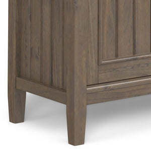 Lev - Low Storage Cabinet - Smoky Brown