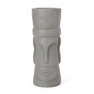 Classic Flower Planter With Magnesium Oxide Material - Stone Gray - Best Buy Furniture