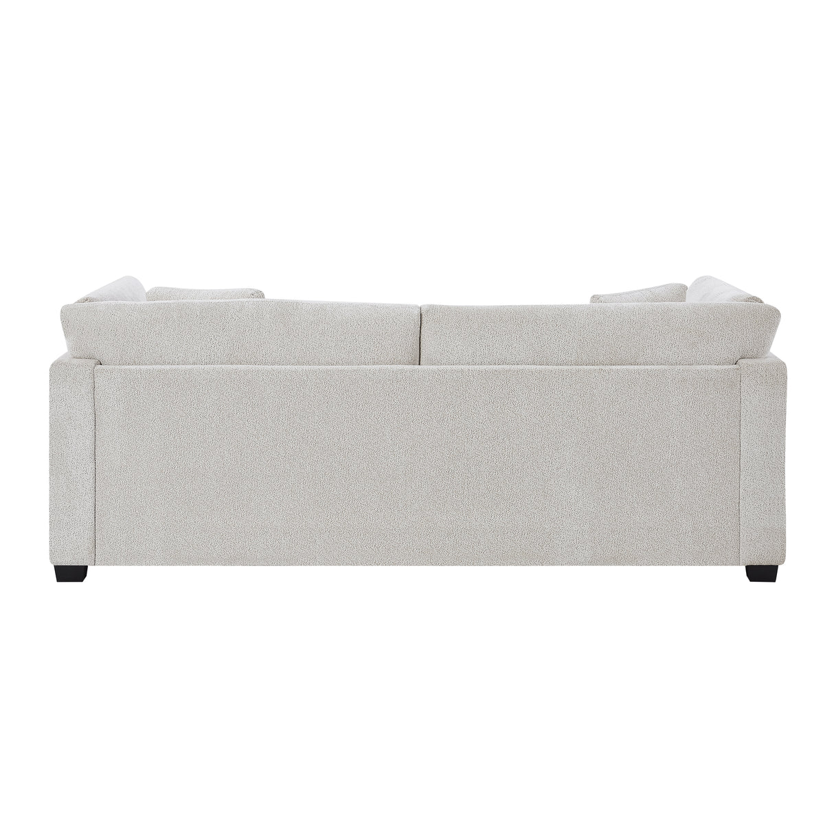 83.5" Modern Flared Arms Sofa (Beige)