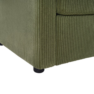 Sleeper Sofa With Foldable Mattress, USB Ports, Side Table & Storage Pocket